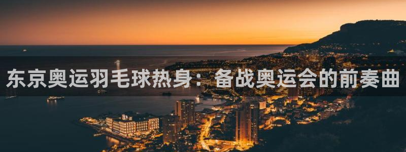  东京奥运羽毛球热身：备战奥运会的前奏曲