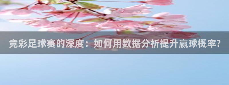 米兰体育中心：竞彩足球赛的深度：如何用数据分析提升赢球概率?